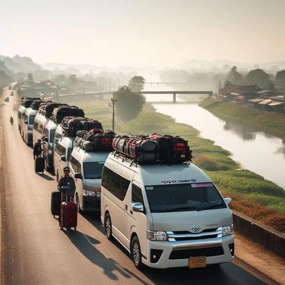 รถตู้เช่าเกาะสมุย ราคาถูก ภูริพัฒน์ทรานสปอร์ต88